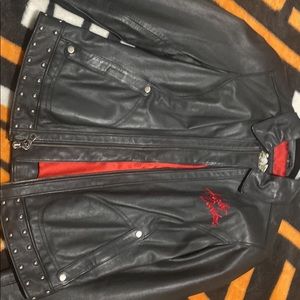 Harley Davidson leather dress jacket